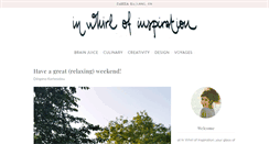Desktop Screenshot of inwhirlofinspiration.com